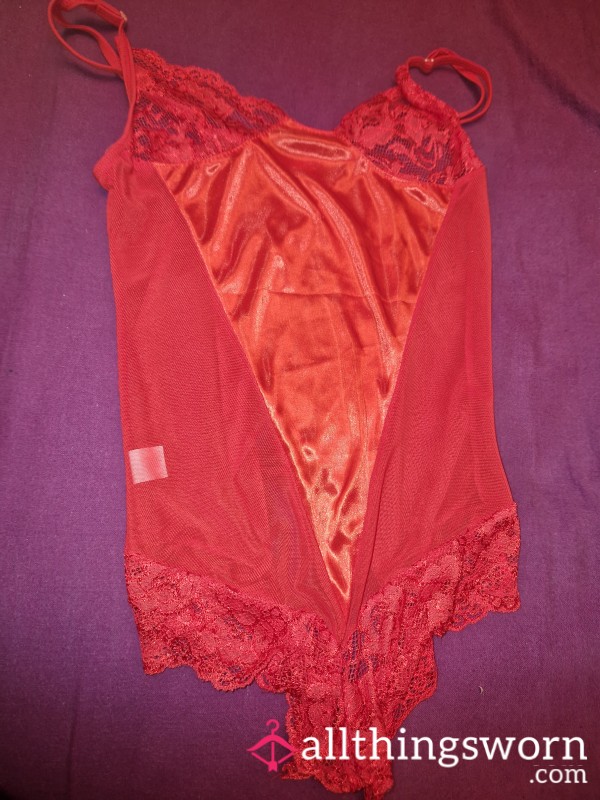 Red Lingerie Set