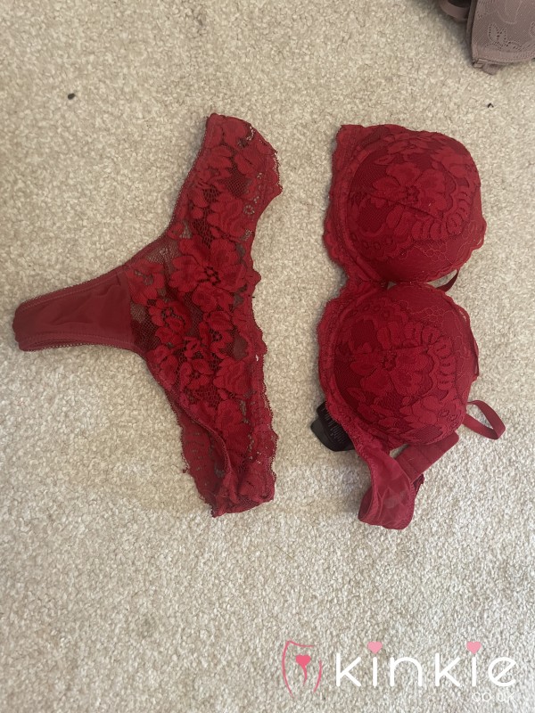 Red Lingerie Set