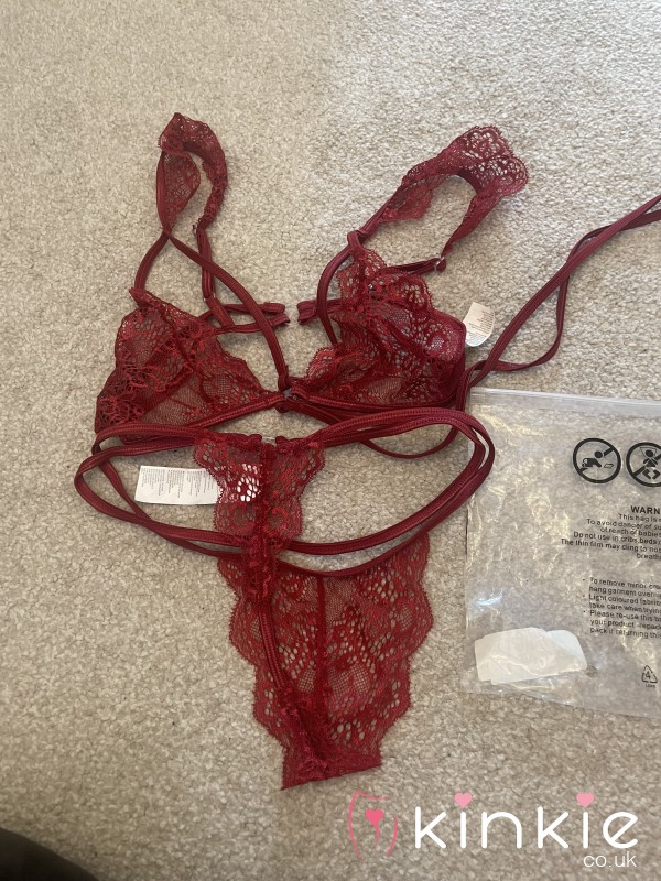 Red Lingerie Set
