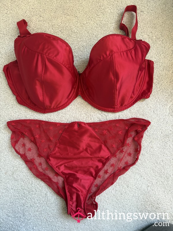 Red Lingerie Set
