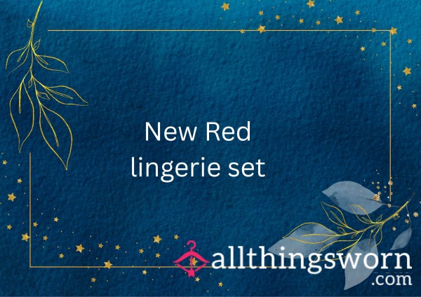 Red Lingerie Set