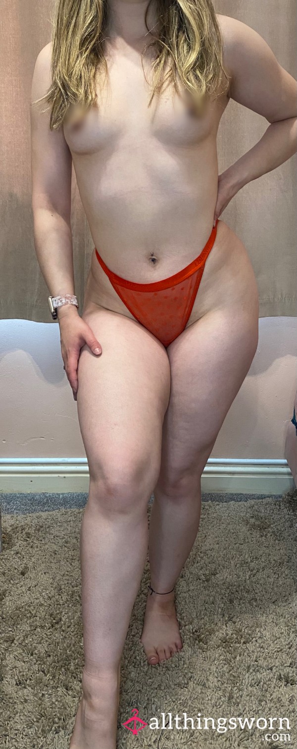 Red Lounge Thong