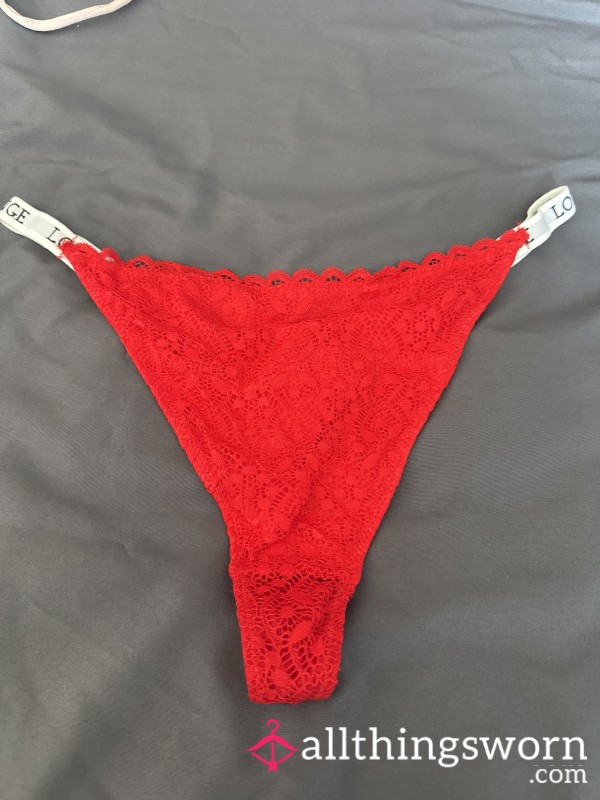 Red Lounge Thong
