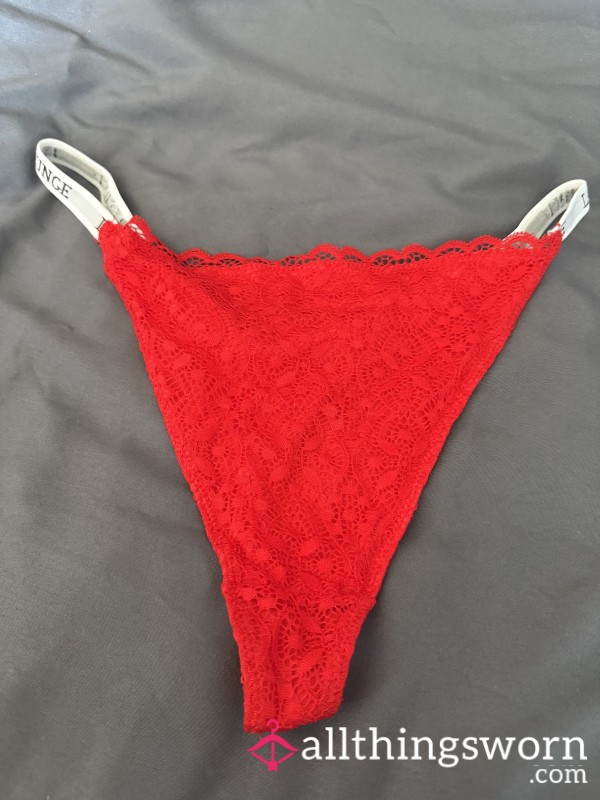 Red Lounge Thong