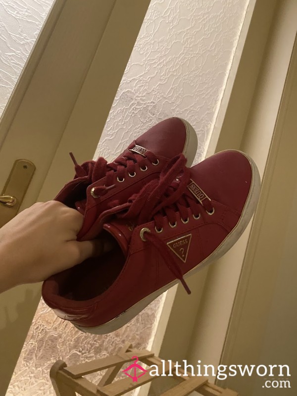 Red Low GUESS Sneakers