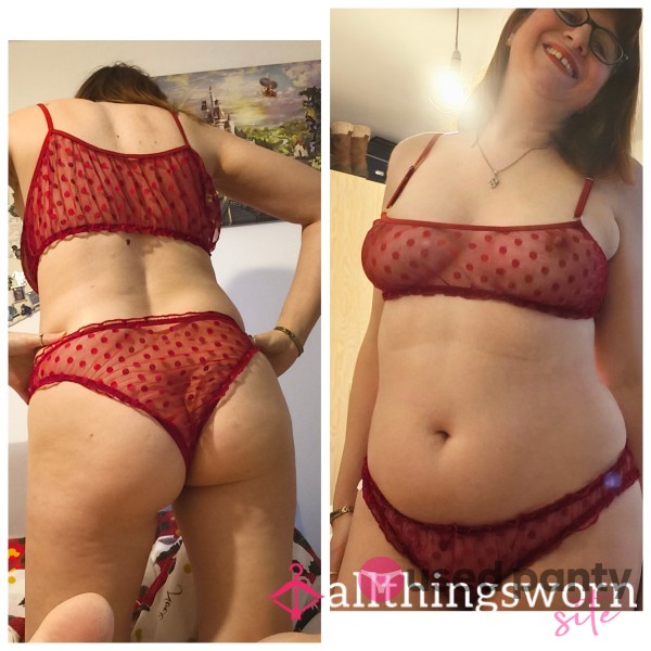 Red Matching Set