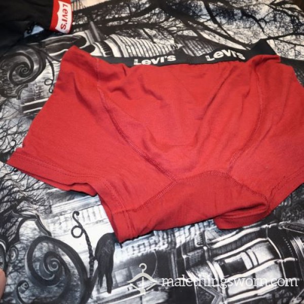 Red Medium Levi , In Used Black Band Underwear