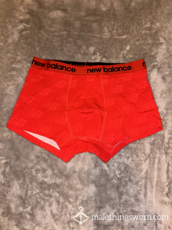 RED NEW BALANCE BOXERS