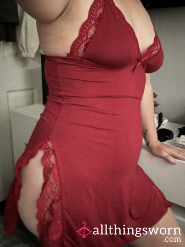 Red Nightwear Worn For The Past Week
