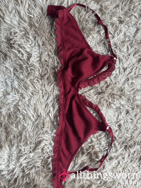 Red Nursing Bra