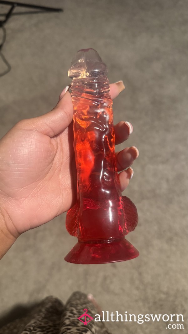 Red Ombré Di**o (I Have A Video Using It)