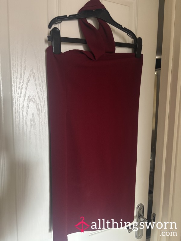 Red One Strap Dress