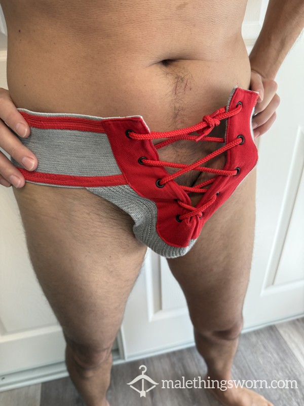Yogi In Red Jock Strap