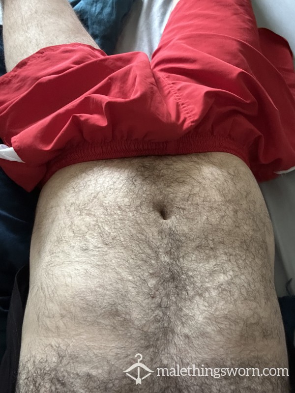 Red Pair Of Shorts
