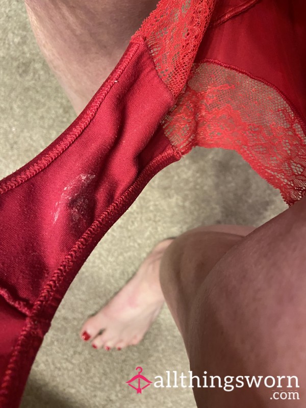 Red Panties To Match My Red Toes! ❤️