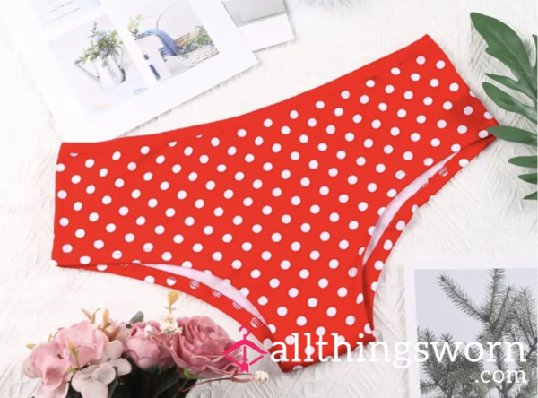Red Polka Dot Panties