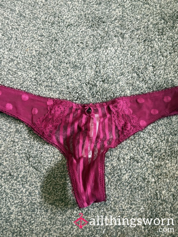 Red Polka Dot Thong