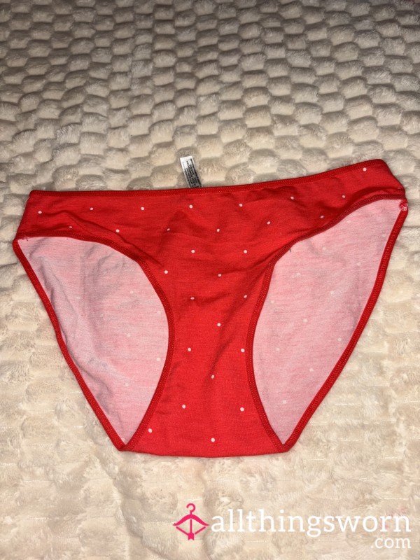 Red Polkadot Panties