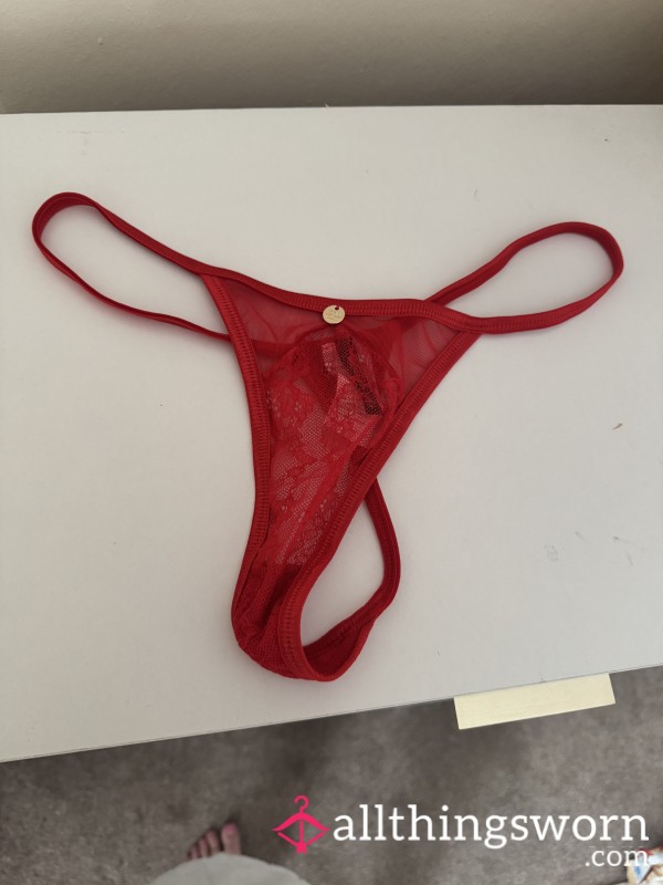 Red Pretty Little Thing Thong