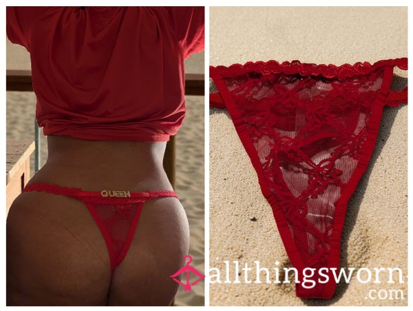 Red Queen Thong