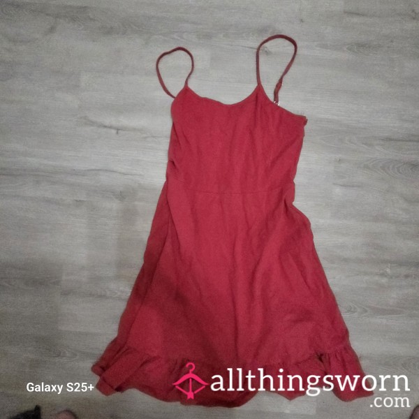 Red Raffle Dress