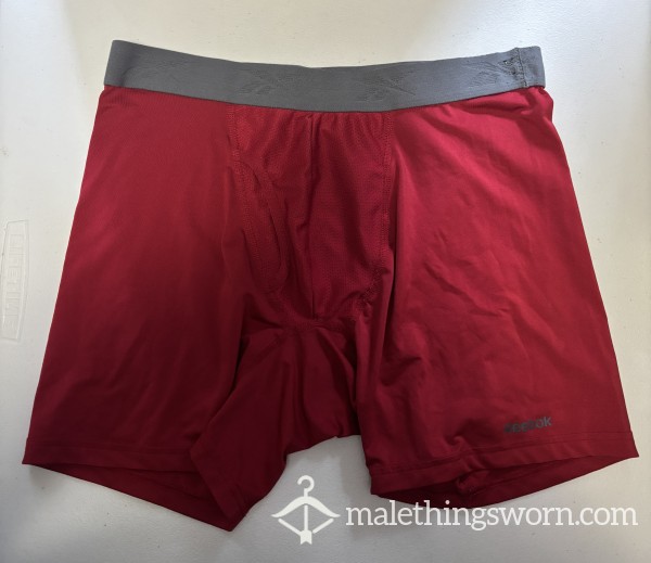Red Reebox Sport Boxer Briefs Size L