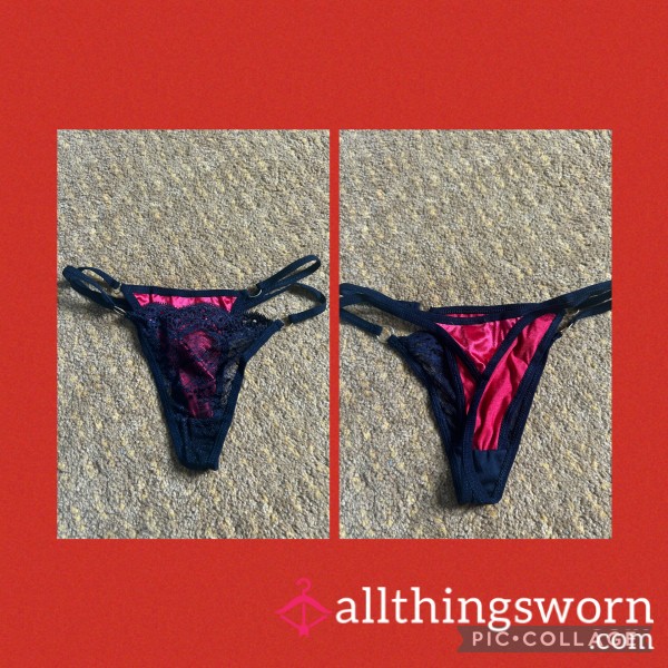 Red Satin G-string