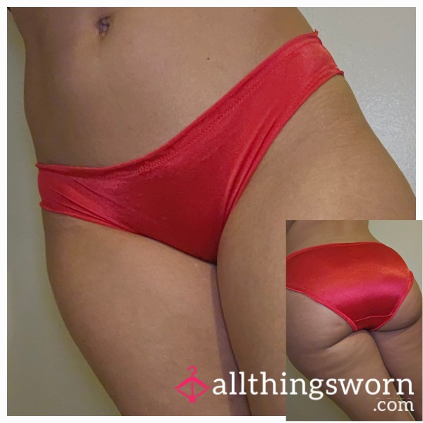 Red Satin Panties