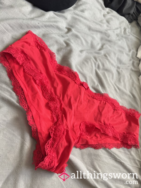 Red Satin Panties
