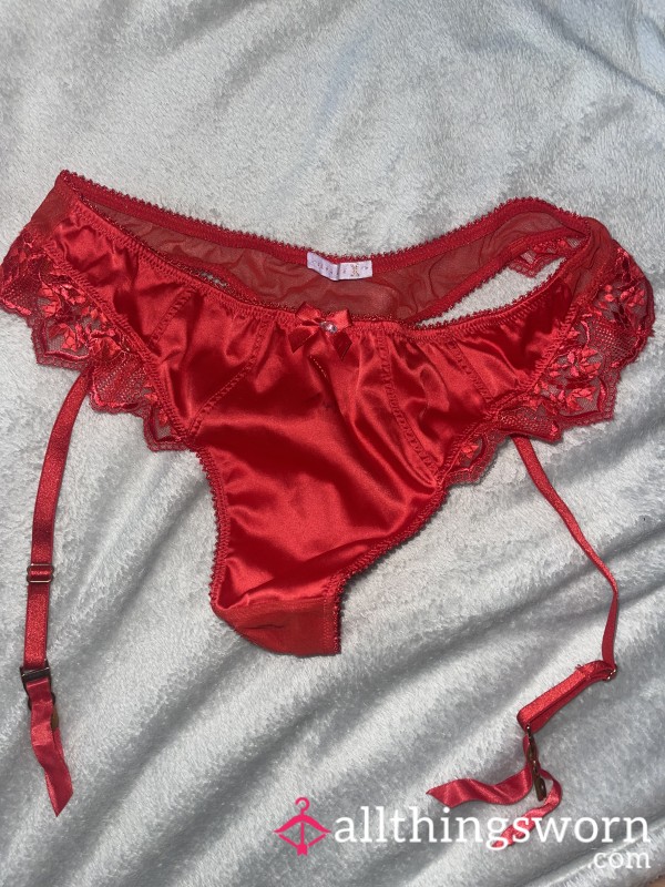 🔥 Red Satin SavageXFenty Thong 🔥