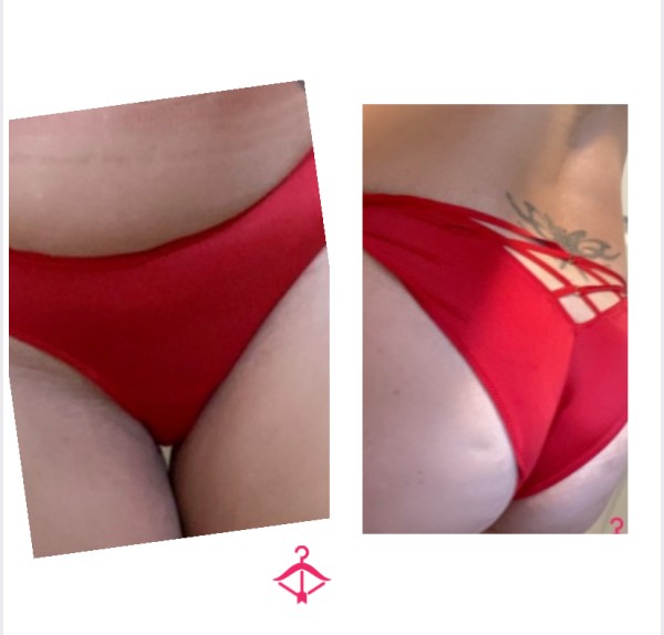 Red Satin VS Panties ❤️