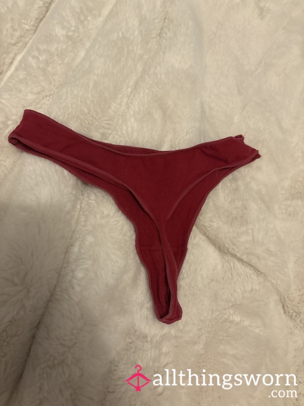 Red Saucy Thong