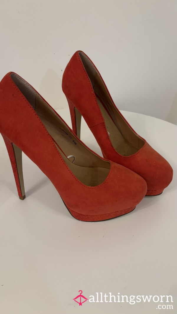 Red Seductive Used Heels