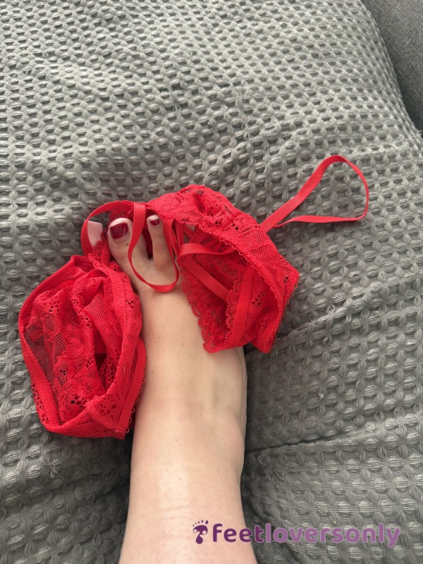 Red S**y Knickers ❤️