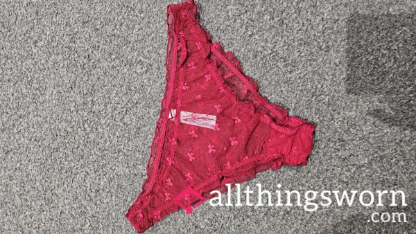Red Sheer Panties
