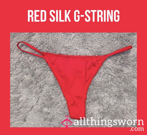 Red Silk G-string🌶️
