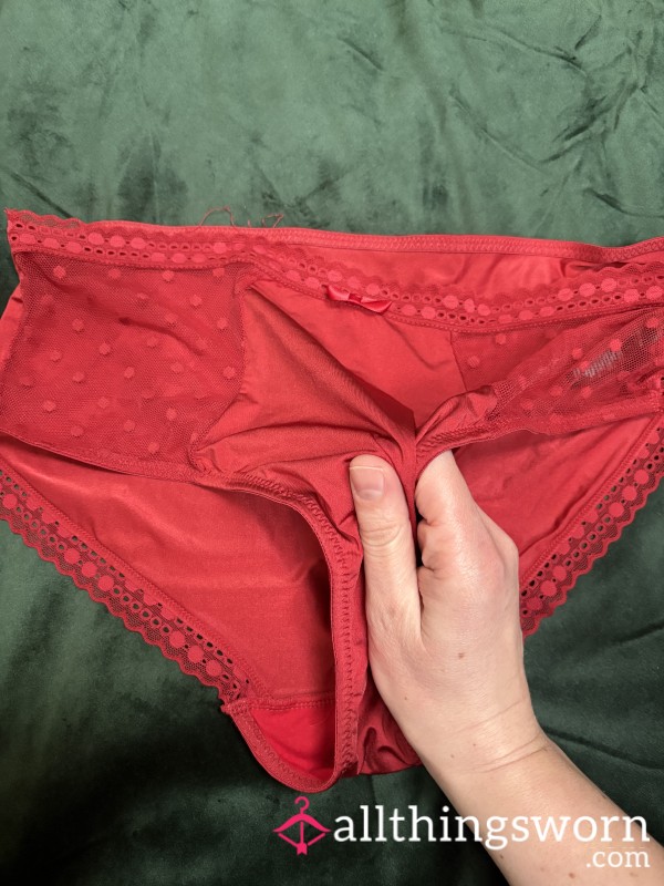 Red Silky Feel Panties