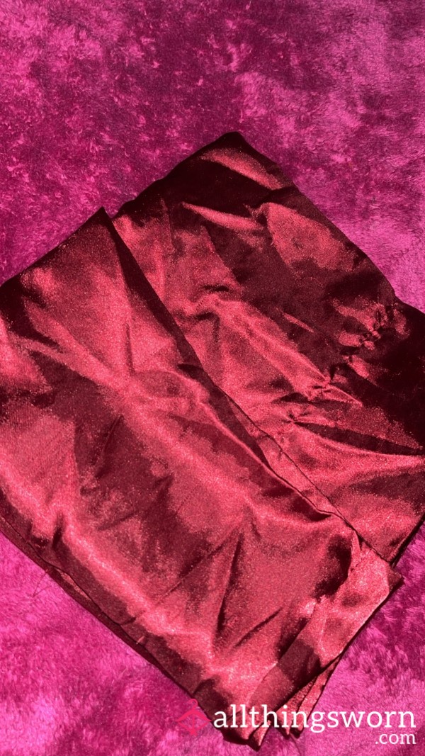 Red Silky Pillowcase (2)