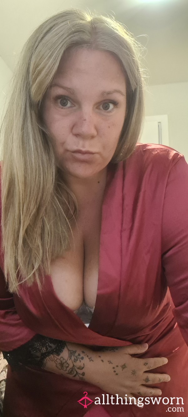 Red Silky Robe