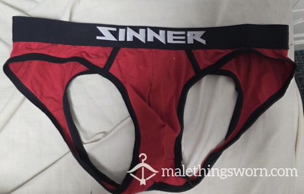 Red Sinner Jockstrap XXL