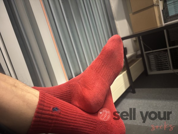 Red Socks With Scent