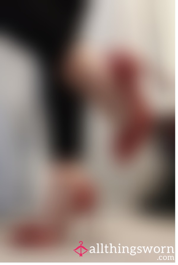 Red Stilettos Tease Time 👠💋