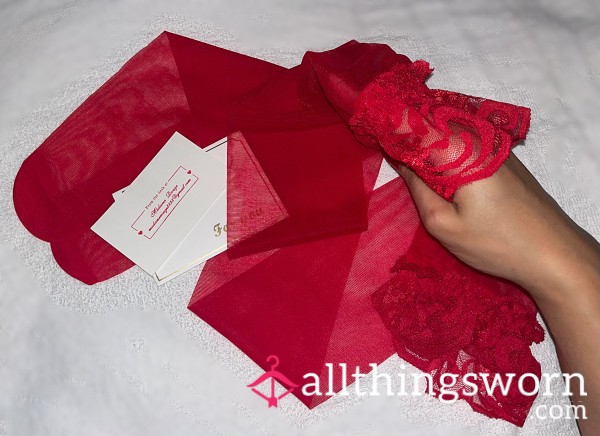 Red Stockings All Day + Night Wear