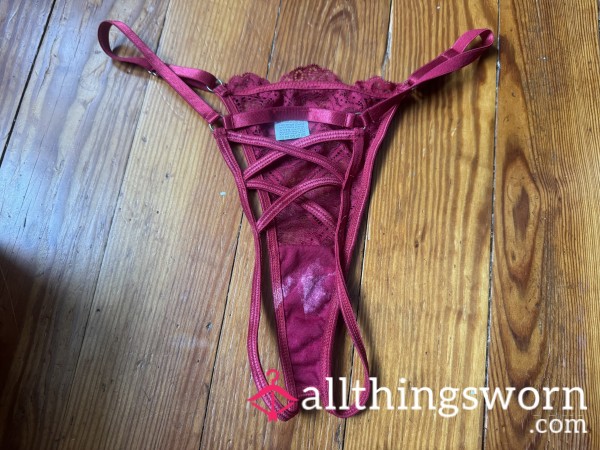 Red Strap Panties