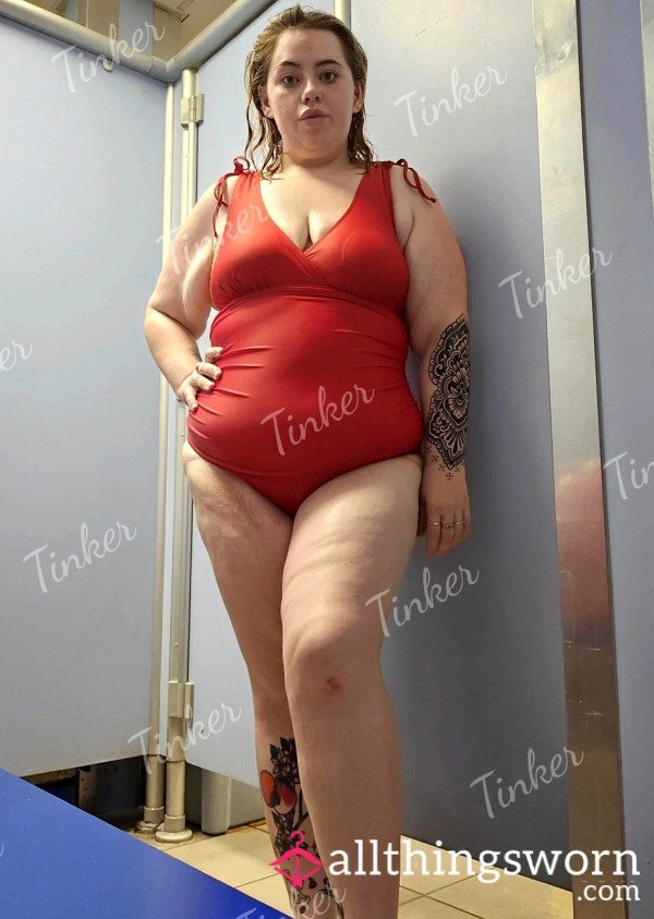 Red Swimsuit, Very Well Worn 🩱