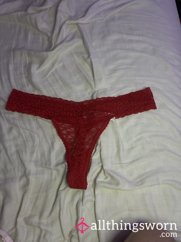 Red Thong 3 Day Wear