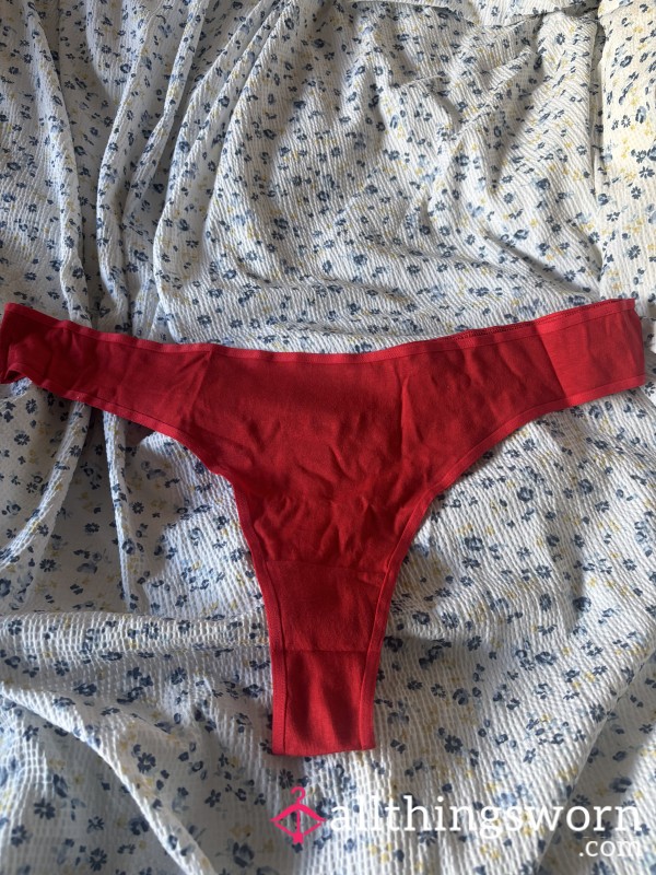 24 Hour Wear Red Thong