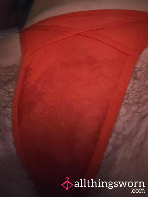 Red Thong, Natural Woman, Disappearing Red Thong.