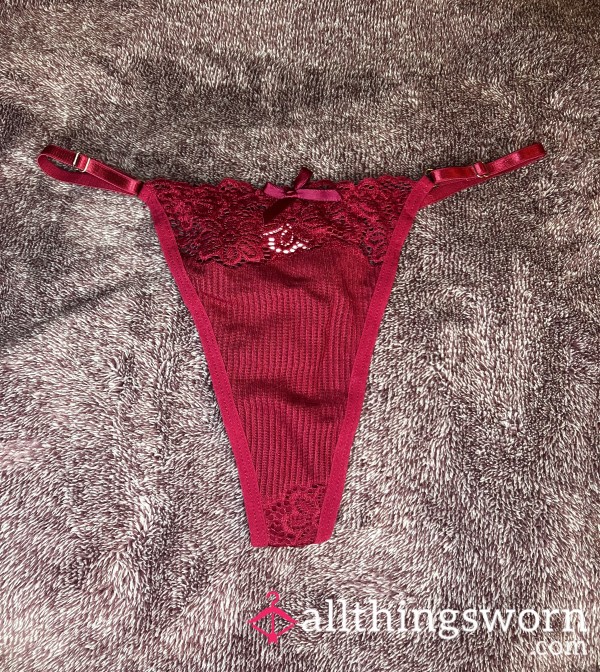 Red Thong! Size M