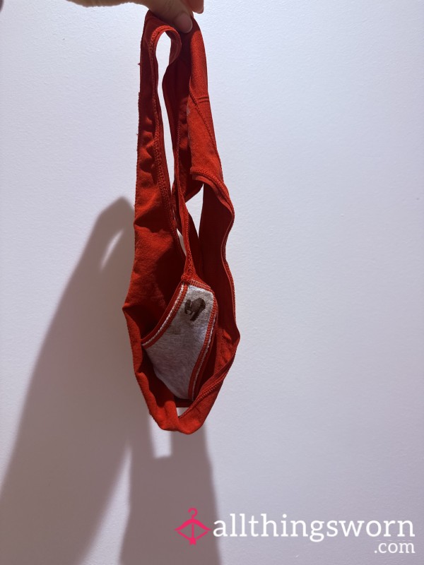 Red Thong Worn At England's World Cup Win – Sweat & Stained